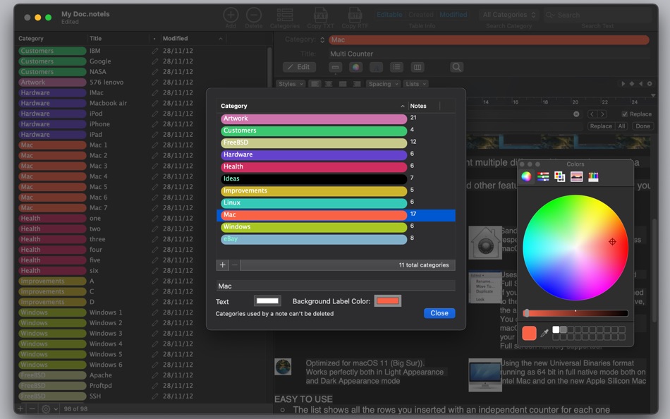 #7. NoteList 4 (macOS) 来自: Roberto Panetta