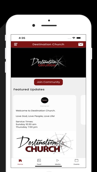 Destination Church App Screenshot