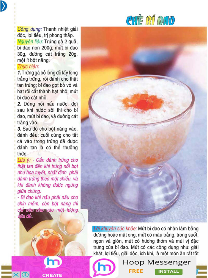 Cc mn ch gii nhit d nu