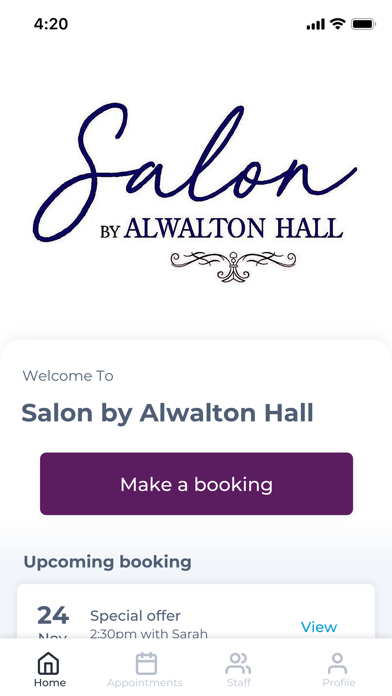 Salon by Alwalton Hall Screenshot