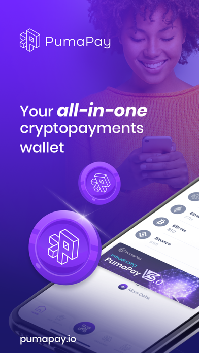 PumaPay: Secure bitcoin wallet Screenshot