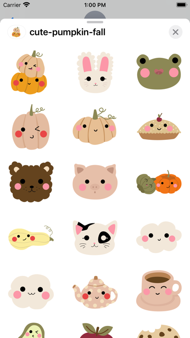 Cute Pumpkin Fall Screenshot