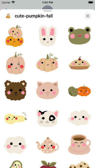 Screenshot 2 of Cute Pumpkin Fall App