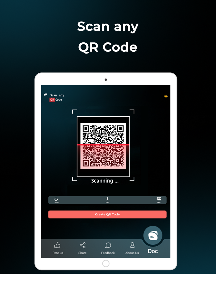 Scan any QR Code and Document