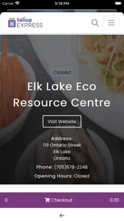 elk lake eco resource centre iphone screenshot 2