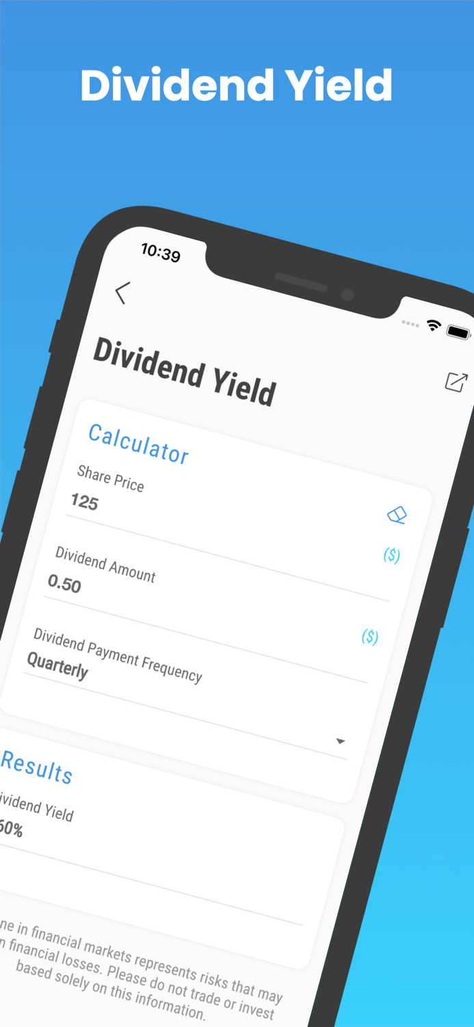 Dividend Calculators