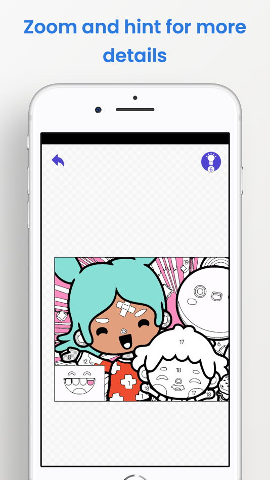 #3. Tocca Coloring By Number (iOS) By: Ismail FEKHARI MELLAK