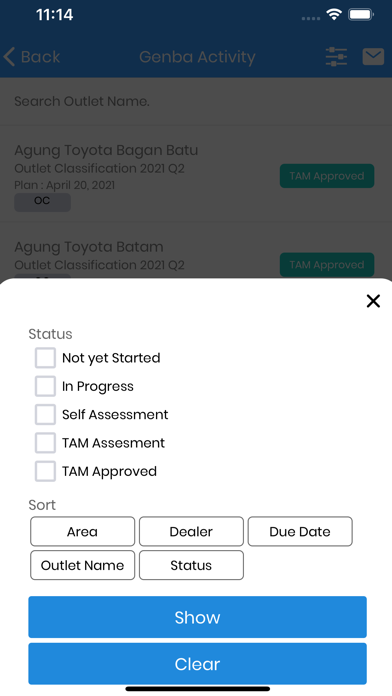 Sales OC Screenshot