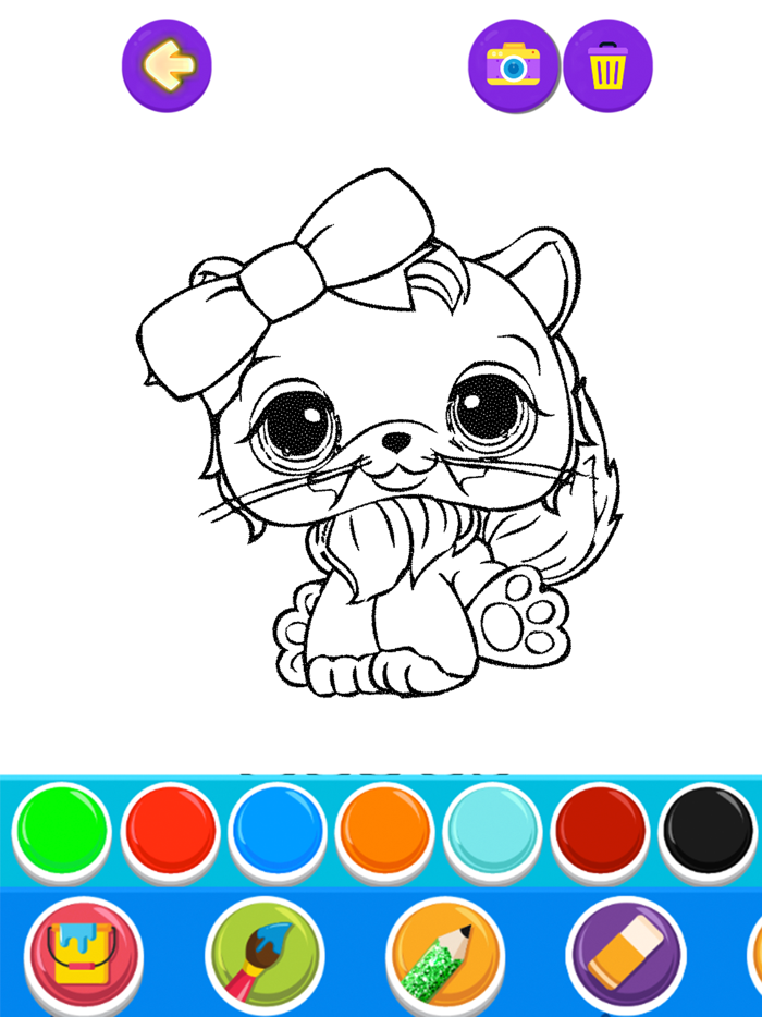 Littlest Sweety Pet Coloring