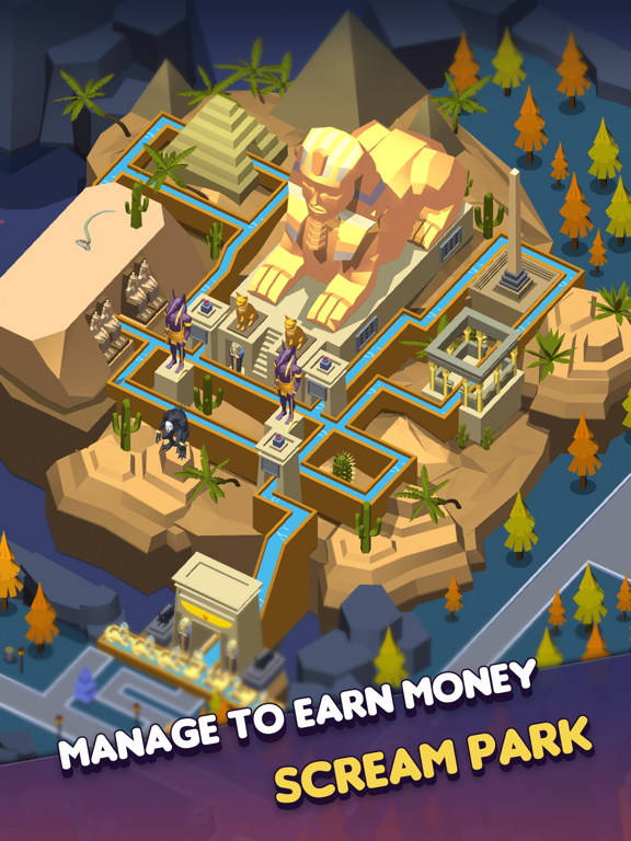 Idle Scream Park iPad screenshot 5 - Games app