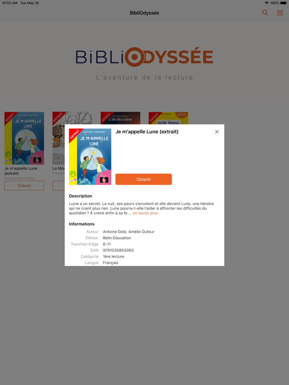 Screenshot #5 pour BibliOdyssée