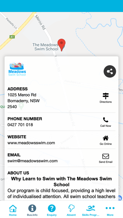 Screenshot #2 pour The Meadows Swim School