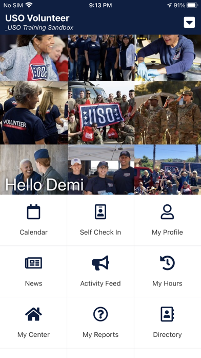 USO Volunteer Community Screenshot