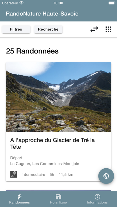 RandoNature Haute-Savoie Screenshot