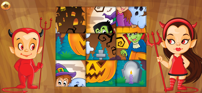 Halloween Puzzle Game for Kids