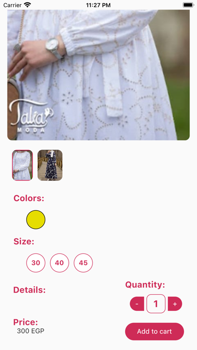 Talia Moda Store Screenshot