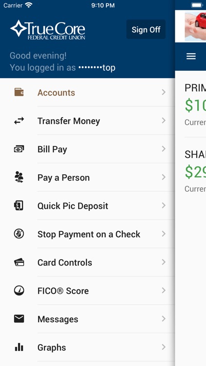 TrueCore FCU Mobile Banking screenshot-3