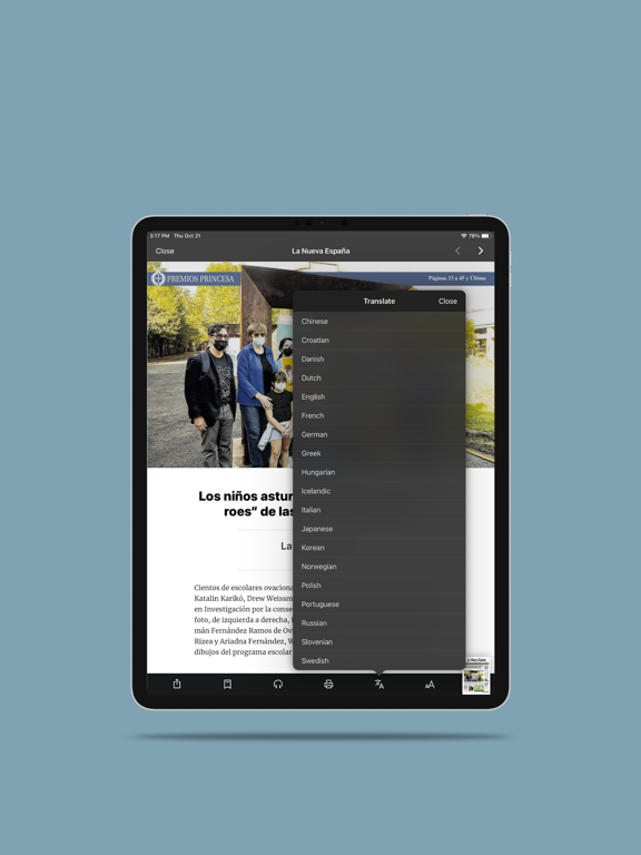 Kiosco Prensa Iberica iPad screenshot 5 - News app