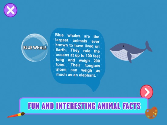 Screenshot #6 pour Animaux Apprendre Coloring App