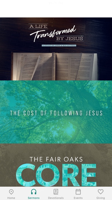 Fair Oaks Church App Screenshot