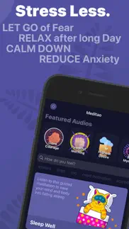 meditao: meditation & sleep iphone screenshot 1
