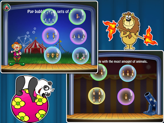 Animal Preschool! Circus iPad app afbeelding 4