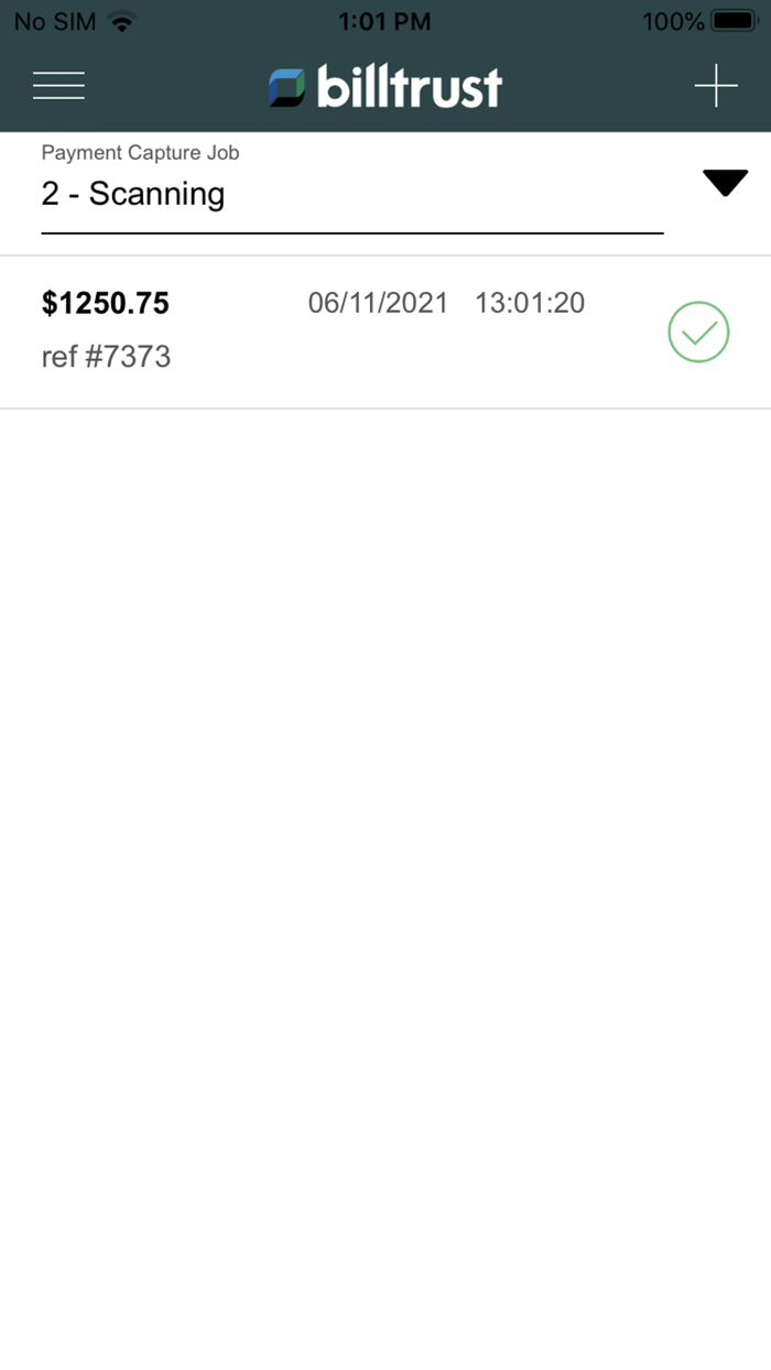 Billtrust Mobile Deposit
