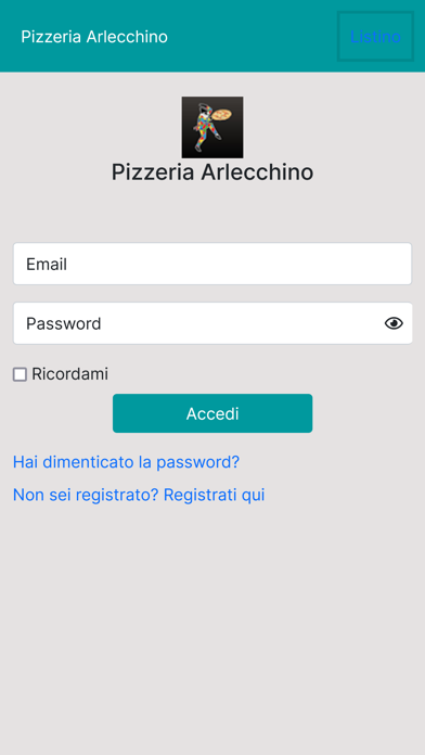 Pizzeria Arlecchino Screenshot 1 - AppWisp.com Pizzeria Arlecchino Screenshot 1 - AppWisp.com
