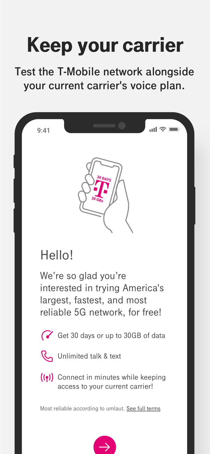 T-Mobile Network Test Drive