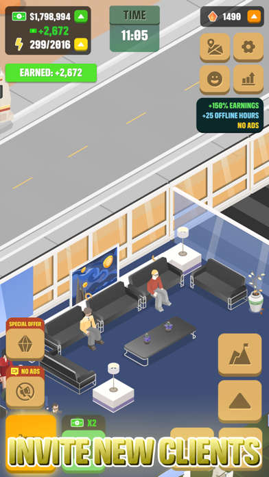 Idle Law Firm: Justice Empire Screenshot