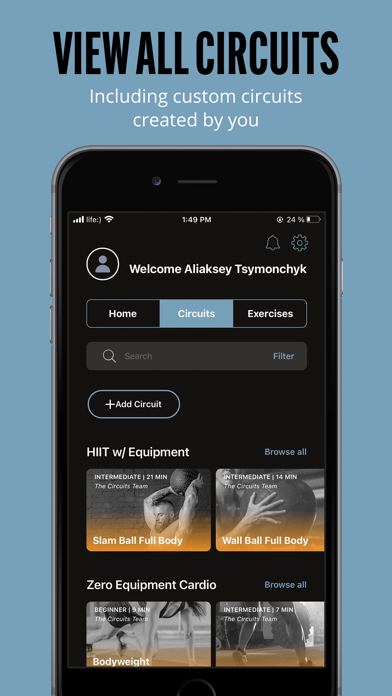 Circuits - Workout and Fitness Screenshot