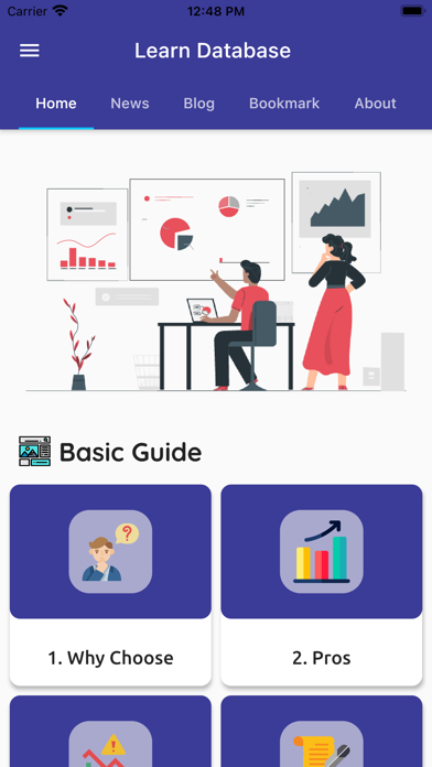 Database -Learn Database Guide Screenshot