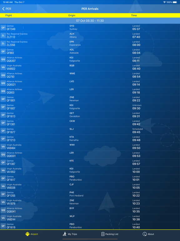 Screenshot #5 pour Perth Airport (PER) + Radar