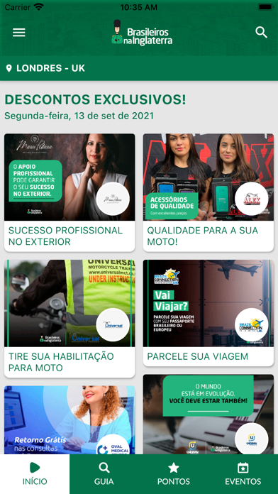 Brasileiros na Inglaterra Screenshot 3 - AppWisp.com Brasileiros na Inglaterra Screenshot 3 - AppWisp.com