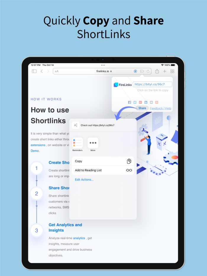 FireLinks URL Shortener