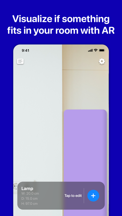 Will-It-Fit AR Measurement Screenshot