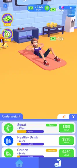 Game screenshot Idle Workout Success Life apk
