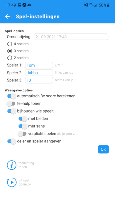 Klaverjas-Score Screenshot