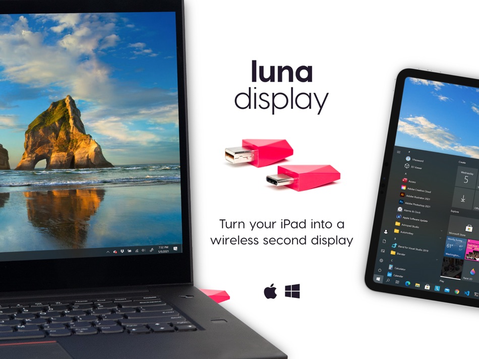 #1. Luna Display (iOS) 由: Astro HQ