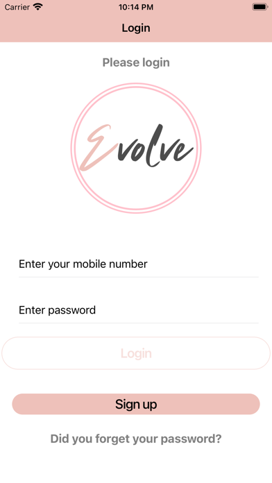 Evolve Clinics Screenshot