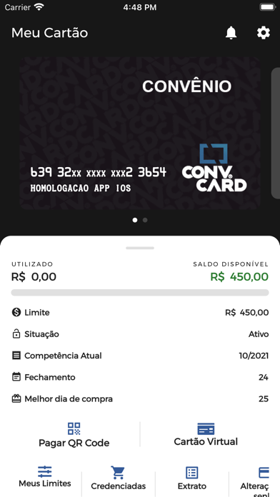 Meu Cartão Convcard Screenshot