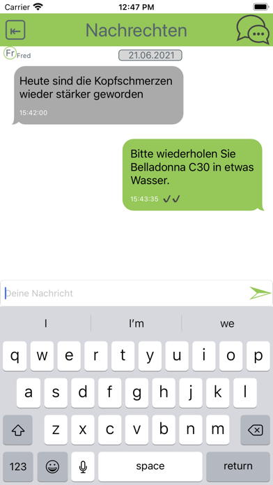 Meine Homöopathie-Therapeuten Screenshot