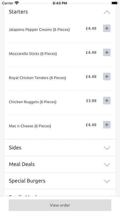 Royal Grill Sunbury Screenshot