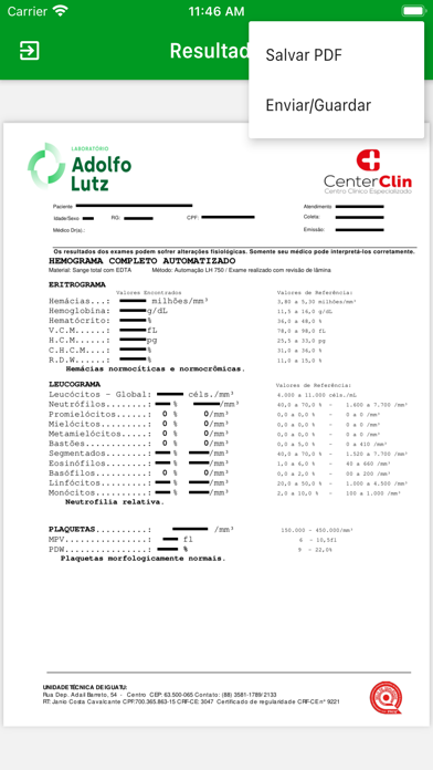 Centro de Diag Adolfo Lutz Screenshot