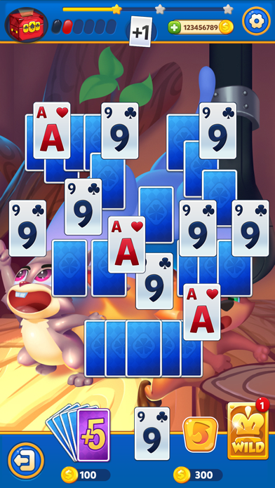 Solitaire Tripeaks Travel Screenshot