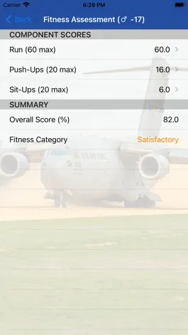 Game screenshot AF Fitness Assessment hack