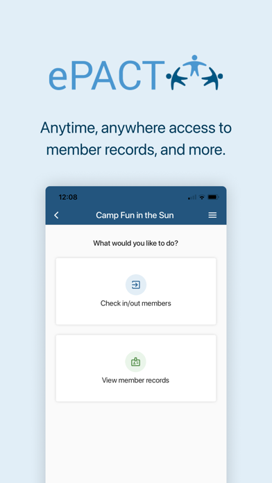 ePACT Admin Screenshot