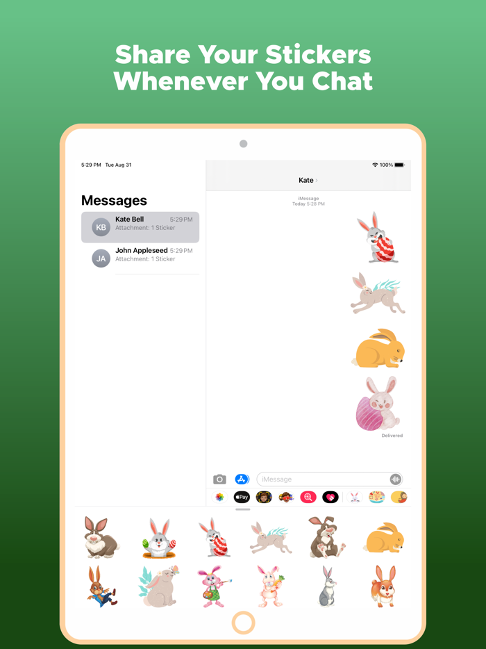 Rabbit Stickers Emojis