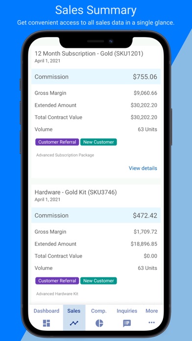 SalesVista Screenshot