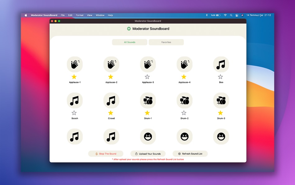 #2. Moderator Soundboard (macOS) 由: Onder Gulsevdi